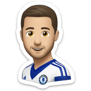 Eden hazard  sticker