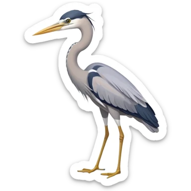  bird heron sticker