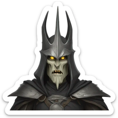 witch-king of angmar lord of the rings character sticker