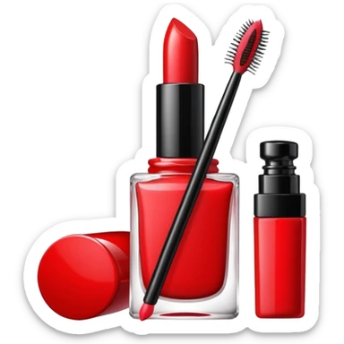cosmetics (lipstick, perfume, mascara,..) sticker
