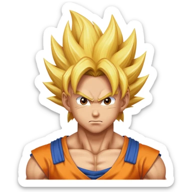 Super Saiyan goku sticker
