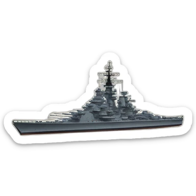 battleship Yamato sticker