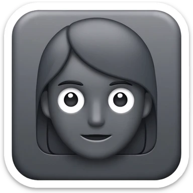 user picture placeholder, dark grey sticker