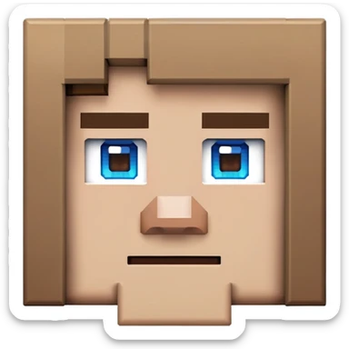 Minecraft Steve character sticker