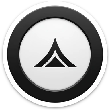 Aikido dojo symbol sticker