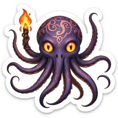 Shiny Fiery Dark Ugly Evil Realistic Glowing Eldritch Horror Cool Edgy Badass Emo Demonic Batty Dusky Punky Aural Bioluminescent Hideous Canine-Litten-Amaura-Salandit-Noibat-Flareon-Fakémon-fusion (full body) with intricate pattern markings sticker