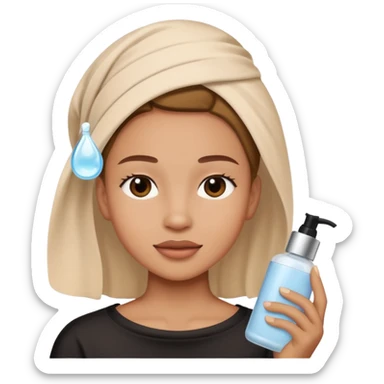 skincare meme sticker