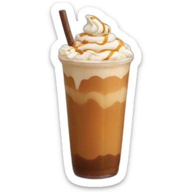 Caramel frappe  sticker