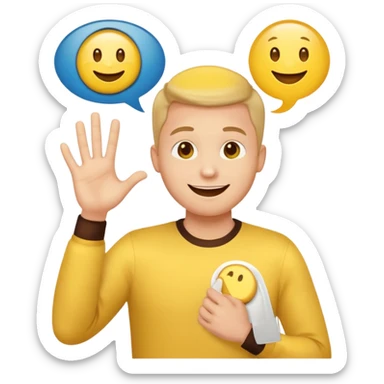 Make a yellow emoji man put his hand on his crotch area and a speech bubble saying Darragh give me snus sticker