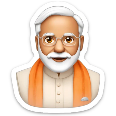 Narendra Modi a PM of India  sticker