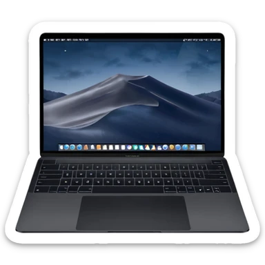MacBook m4 pro max black 16 inch sticker