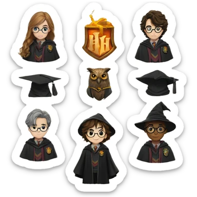 Harry Potter hogwarts sticker