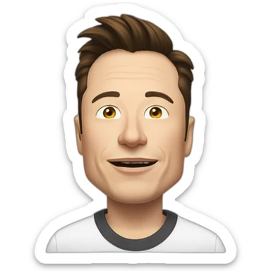 elon musk doing drugs, for educational purposes only, inclusiveness and positive, LGTBQ+ sticker