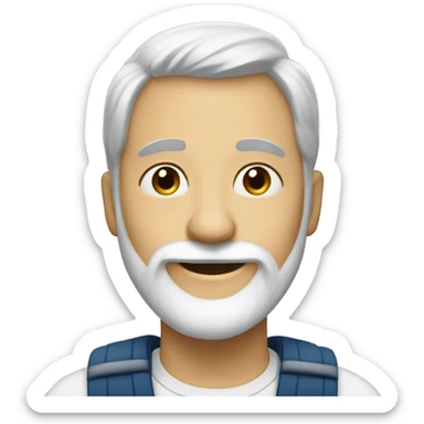 White brunette bearded hope dealer  sticker