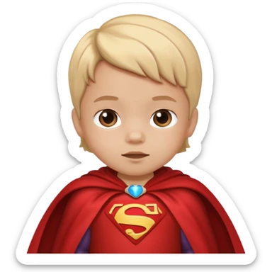 Toddler Batman in capes sticker