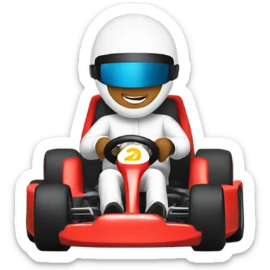 Karting sticker