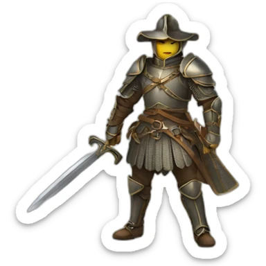 lancer de marteau sticker