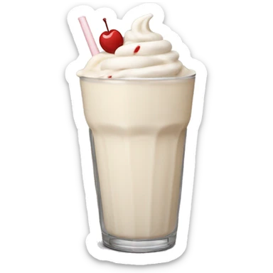 50's milkshake sticker