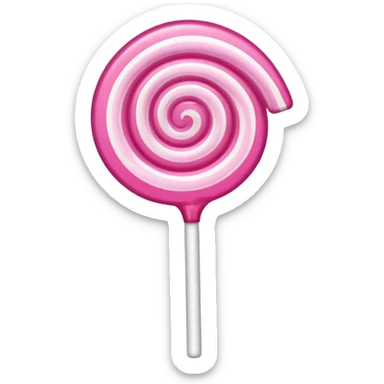 Pink drink lollipop  sticker