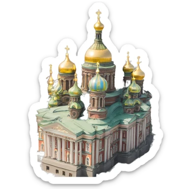 Saint-Petersburg city Russia sticker