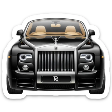 rolls royce noire droptail image to emoji sticker