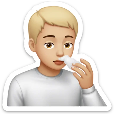 Sniffing salt sticker