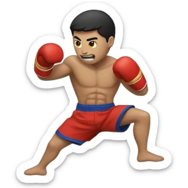 Muay thai sticker