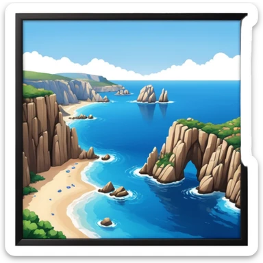 island of sardinia sticker