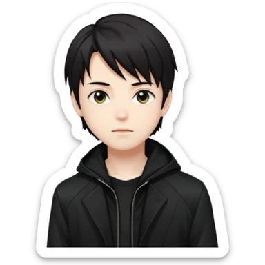 Anime boy Tokyo sticker