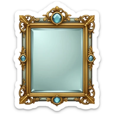 Antique Mirror sticker