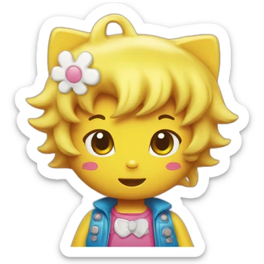 Hello Kitty supersayan sticker