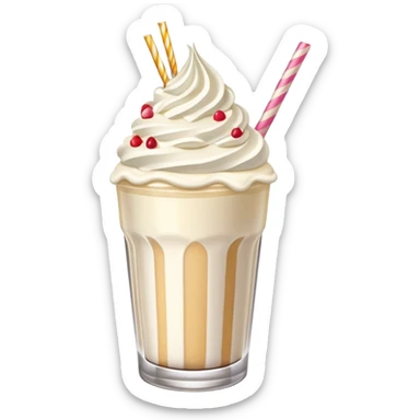 birthday cake milkshake sticker