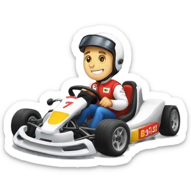 Karting cars  sticker