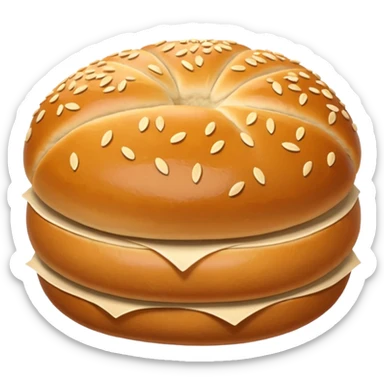 without patty or veg, just bread bun sticker