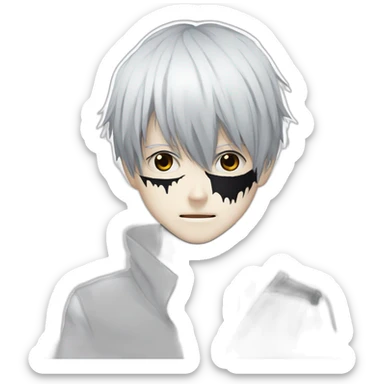 Ghoul Ken kaneki from Tokyo ghoul sticker