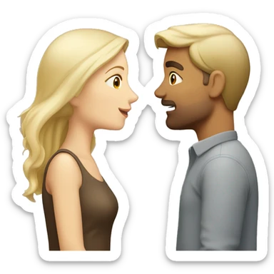 blond-hair-woman-and-gray/brown-hair-man-kisses sticker