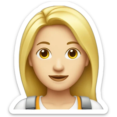 proofreader- woman- caucasic sticker