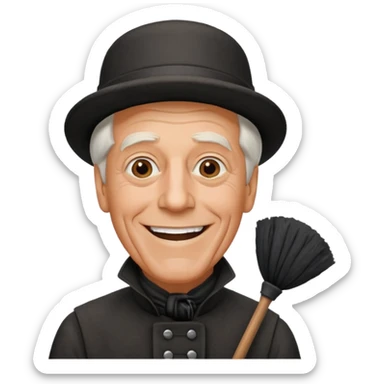 Dick Van Dyke chimney sweep  for discord  sticker