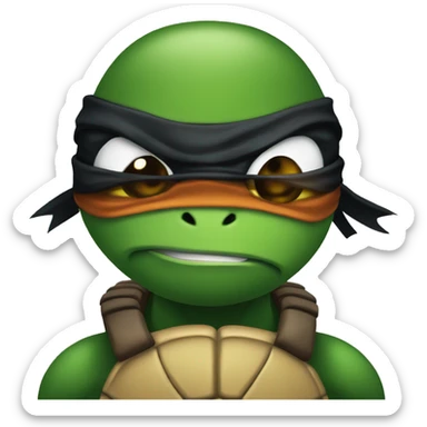 ninja turtle angry sticker