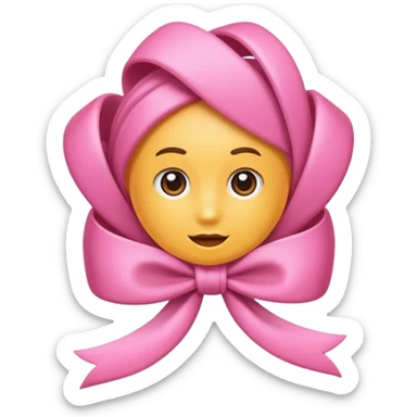 eu quero um laço pow sticker