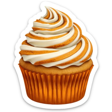 Pumpkin Spice Swirl Cupcakes sticker