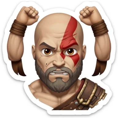 kratos sticker