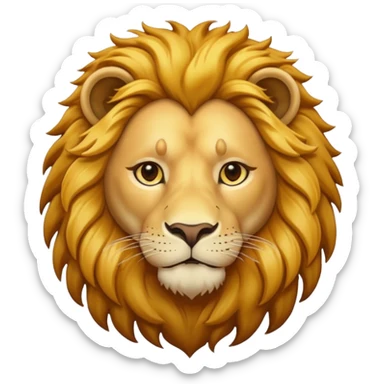 Lion eta  sticker