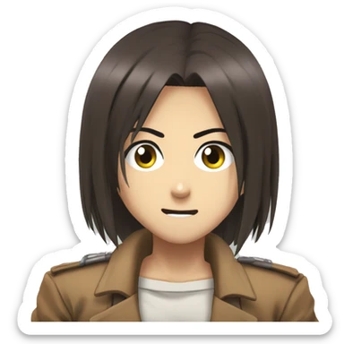 Sasha Braus anime attack on titan sticker