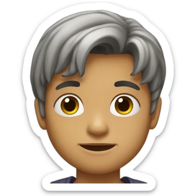 Noé enfant tismai coup carre sticker