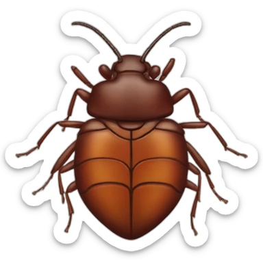 Bedbug sticker