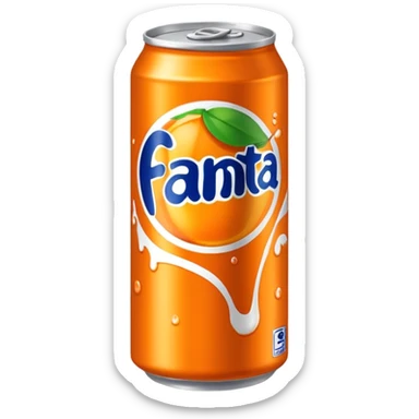Fanta can  sticker