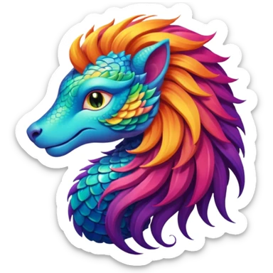 mythical animal sticker
