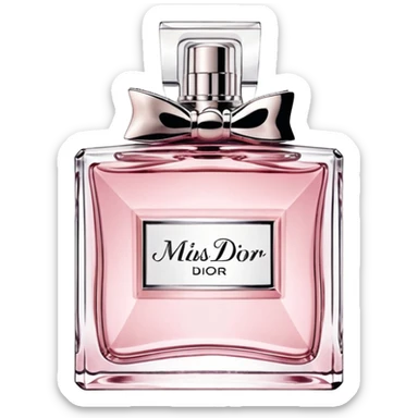 Miss dior perfume sticker