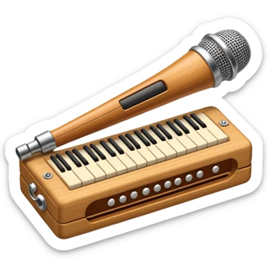 music instrument recorder sticker